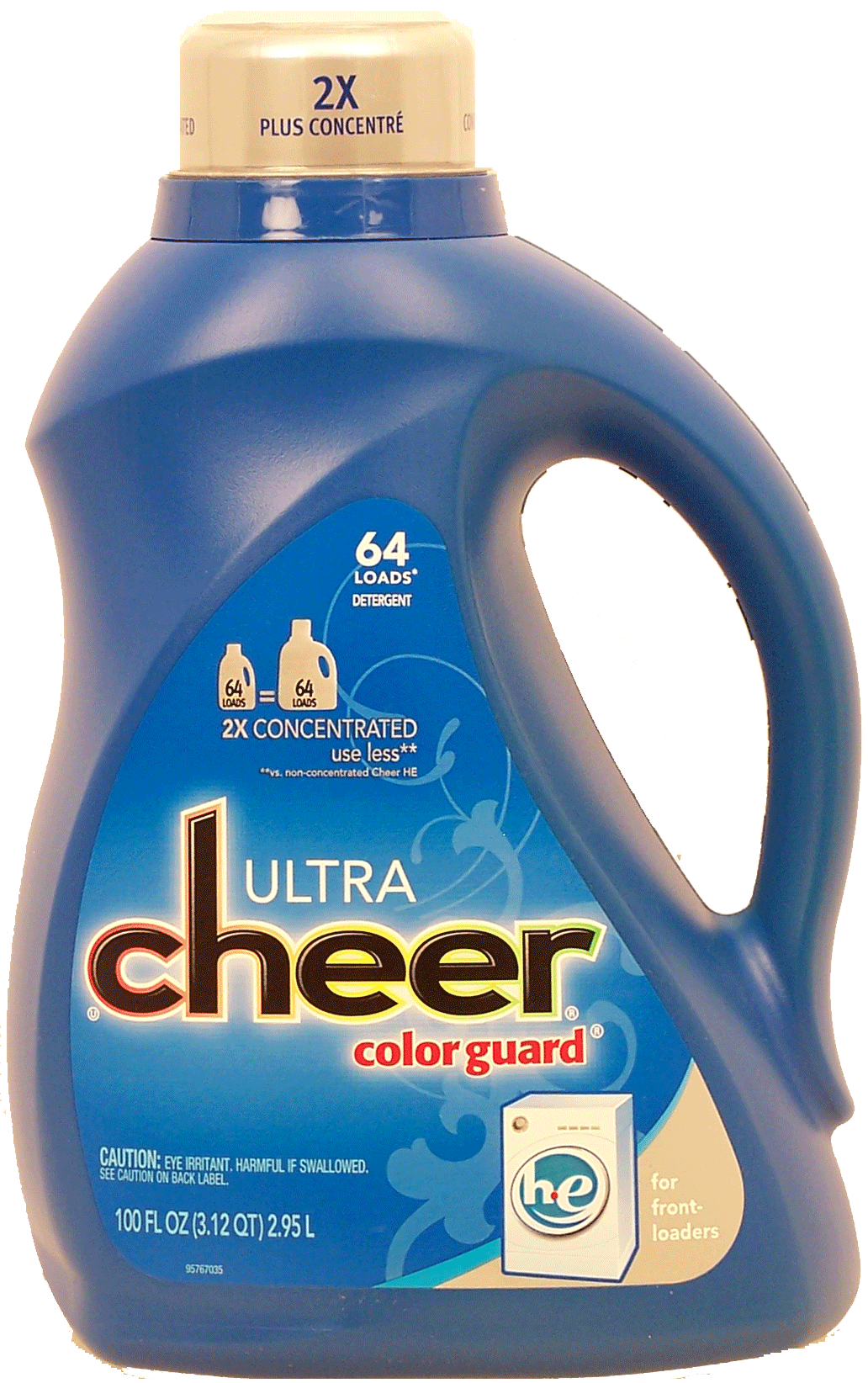 Cheer Ultra 2x concentrated colorguard detergent for high efficiency front-loaders, 64 loads, Full-Size Picture